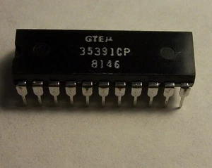 GTE MICROCIRCUITS 35391CP 256x8 N-MOS STATIC RAM (2 PCS) - Picture 1 of 1