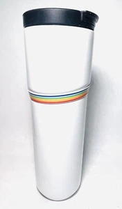 Vaso de vacío Starbucks 2020 Pride acero inoxidable blanco arco iris aislado 16 oz - Imagen 1 de 8