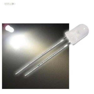 50 LEDs 5mm difusos blanco cálido, difuso blanco cálido LED tipo WTN-5-3600ww blanco cálido - Imagen 1 de 5