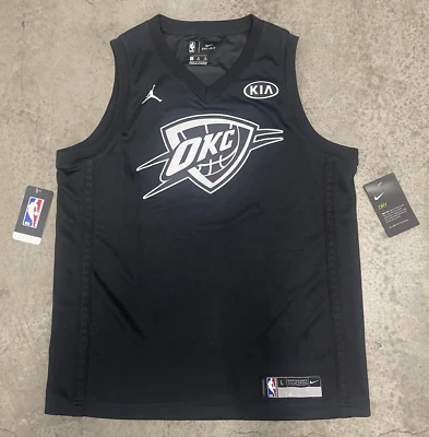 2018 NBA All Star OKC Thunder Russell Westbrook #0 Black Youth Large Jersey NWT - Image 1 of 4