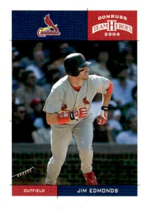 2004 Donruss Team Heroes #390 Jim Edmonds St. Louis Cardinals - Picture 1 of 2