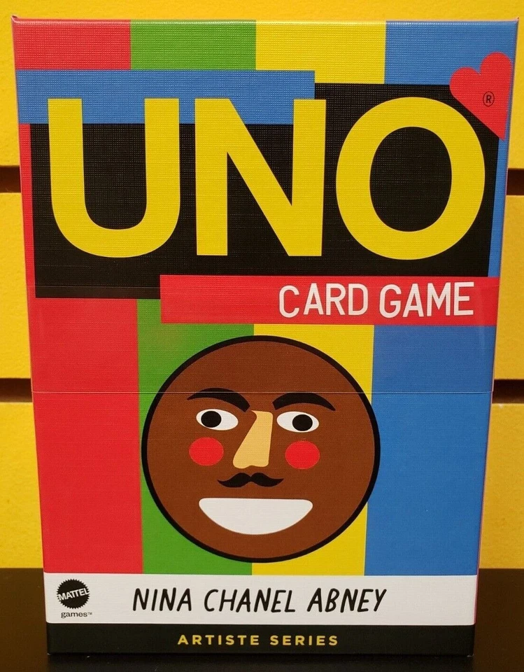 UNO Card Game Artiste Series - NINA CHANEL ABNEY - Mattel Creations - UNOPENED - Image 1 of 1