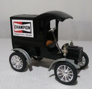 OLD CHAMPION SPARK PLUGS 1905 DELIVERY CAR COIN BANK ERTL #9600 Bank #2761 - Picture 1 of 11