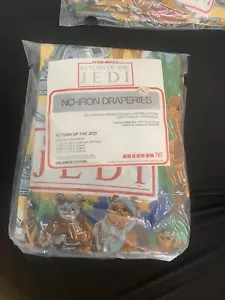 Vtg 1983 Star Wars Curtain Drapes Return of The Jedi New Sealed In Package 48x84 - Picture 1 of 4