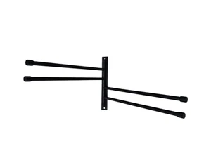 Acehoom AC-BTR03 15" Wandhalterung Badezimmer drehbarer Handtuchhalter + 4-Arm mattschwarz - Bild 1 von 7