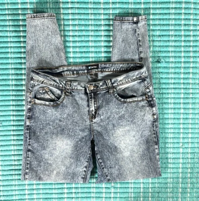 Pantalones de mezclilla Tractor para niñas talla 14 lavado ácido bolsillos ajustados elásticos como nuevos Foto 1 de 4