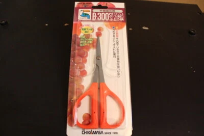 Chikamasa B-300SF Scissor Grape Pruner Shears Fluorine stainless steel USA - Image 1 of 2