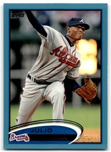 2012 TOPPS BLUE JULIO TEHERAN ATLANTA BRAVES #352 - Picture 1 of 2