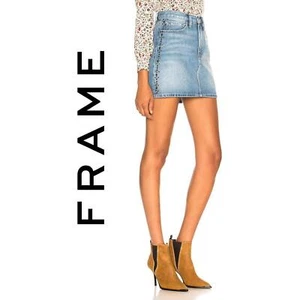 NEW - Frame USA Denim 'Elsden' Studded Skirt - Size 25 - Picture 1 of 9