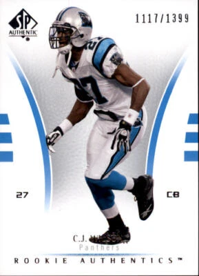 B0364- 2007 SP Authentic #156 C.J. Wilson RC /1399 - NM-MT - Image 1 of 2