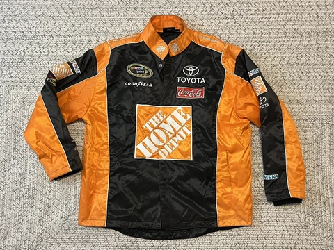 Joey Logano #20 Home Depot Chase Authentics Orange Uniform Jacket XL Cover