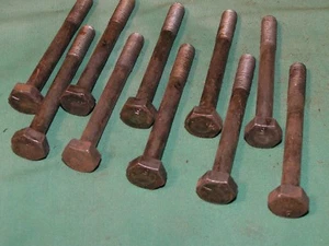 10x FIN Schraube Sechskant M8 x 75 IFA AWO EMW Oldtimer neuwertig original DDR - Bild 1 von 3