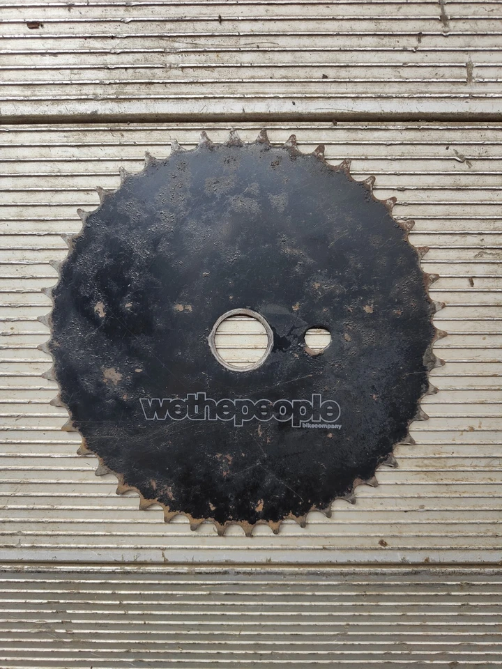 WETHEPEOPLE BMX SPROCKET - Black - 44t - Mid School BMX  - Image 1 of 2