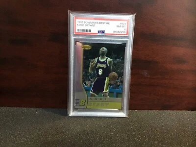 科比·布莱恩特 1996-97 年鲍曼最佳新秀 RC PSA 8 #R23 湖人队 MVP NBA 🏀🔥 名人堂 — 第 1/2 张图片