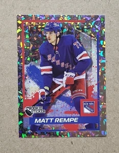 Matt Rempe - New York Rangers - 2024-25 Topps NHL Sticker - Foil - #327 - RS - Picture 1 of 2