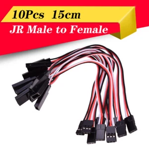 10 Stck. Servoverlängerung Kabel für RC Futaba JR Stecker auf Buchse Draht Stecker - Bild 1 von 9