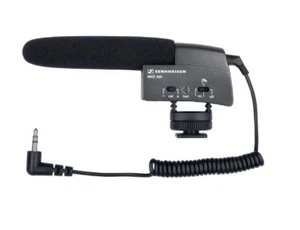 Sennheiser MKE 400 Video Camera Shotgun Microphone + Sennheiser MZW400 Wind-muff - Picture 1 of 2