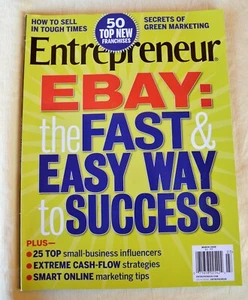 Entrepreneur Magazine March 2008 Includes eBay, Green Marketing, Top Franchises - Picture 1 of 9