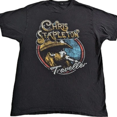 Chris Stapleton Black Men's Sz Lg T-shirt Traveler - Image 1 of 4