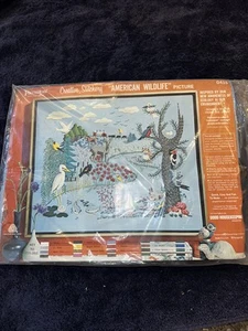 Vintage Paragon Needlecraft American Wildlife 0418 Sealed RARE - Picture 1 of 12
