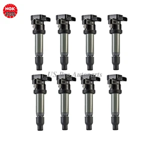 42597745 For Buick Lucerne Cadillac DTS SRX STS 4.6L 8X OEM NGK Ignition Coils - Picture 1 of 7