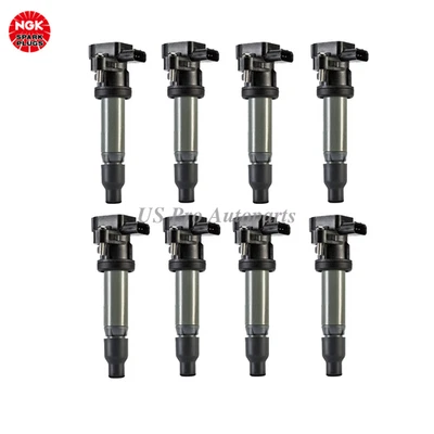 42597745 For Buick Lucerne Cadillac DTS SRX STS 4.6L 8X OEM NGK Ignition Coils - Image 1 of 4