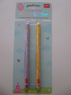 Legami Löschbarer Gelstifte Hoppy Easter 2er Set Ostern 2025 Küken, Hase - NEU -