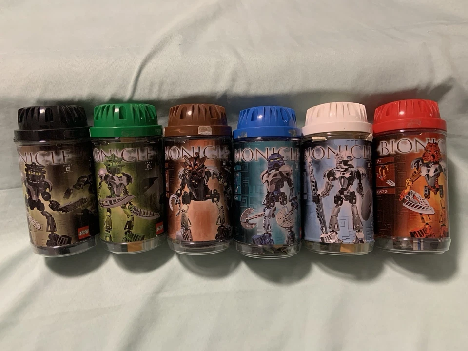 LEGO Bionicle Toa Nuva Complete Set  8566 8567 8568 8570 8571 8572 mit Dose+BA - Bild 1 von 4