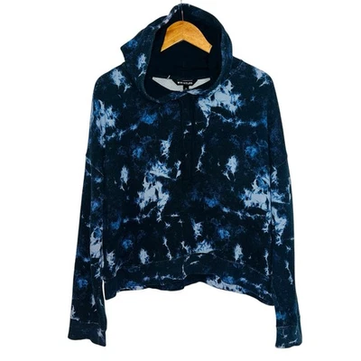 Sudadera con Capucha Whistles Tie Dye Azul Negro 100% Algodón Talla M Manga Larga Informal Foto 1 de 4