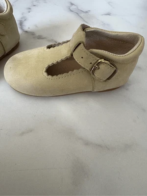 Indi & Co пастельный зеленый кожаный t-Bar винтажный стиль импортированные девочки 8 Mary Ja - Изображение 1 из 4