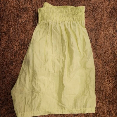 Винтажные женские активные элементы шорты размер L работает высокая талия эластичный пояс неоновый  - Изображение 1 из 2