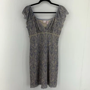 Vintage Xhilaration Damen Large Y2K Babydoll Kleid Netz Boho Salat Rüschensaum - Bild 1 von 7