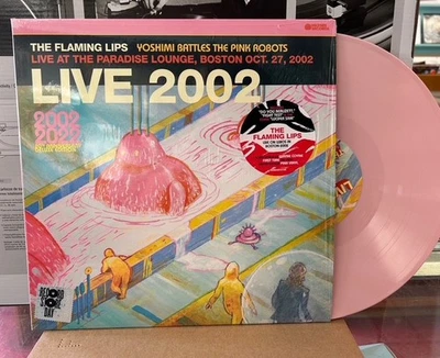 Flaming Lips: Yoshimi Battles the Pink Robots Live 2002 LP RSD PINK vinyl - Image 1 of 2