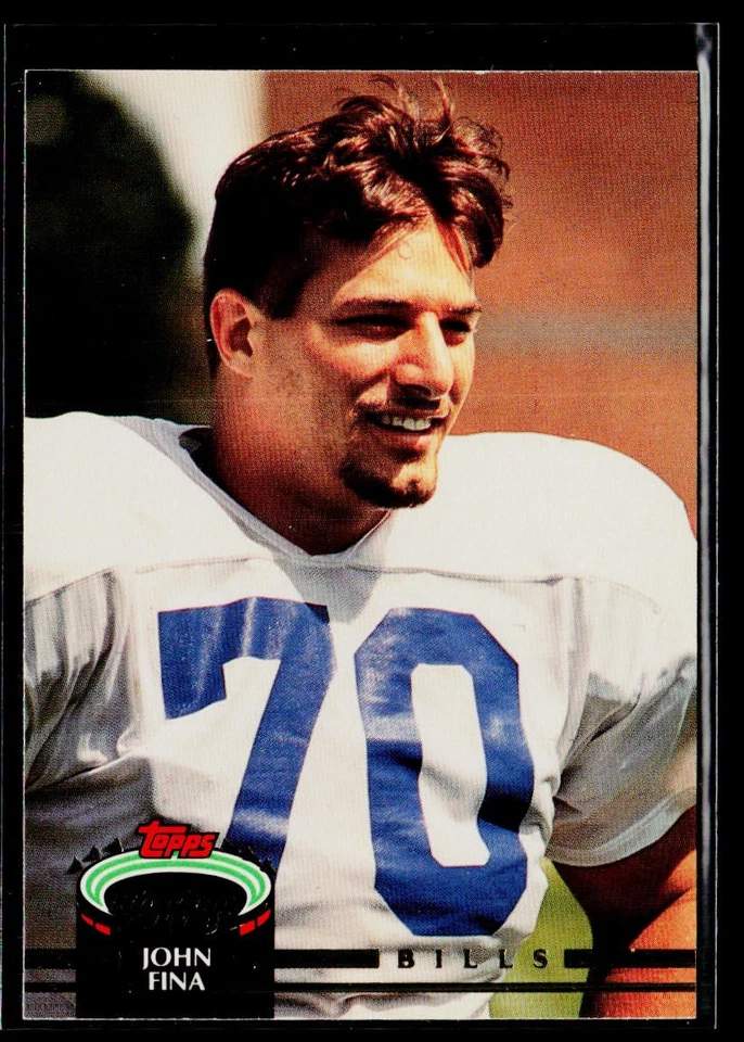 1992 Stadium Club #696 John Fina - Image 1 of 2
