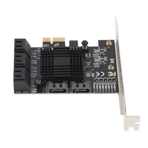 PCIE Expansion Card 8 Ports Stable Heat Dissipation Convenient Practical Comp FY - Bild 1 von 23