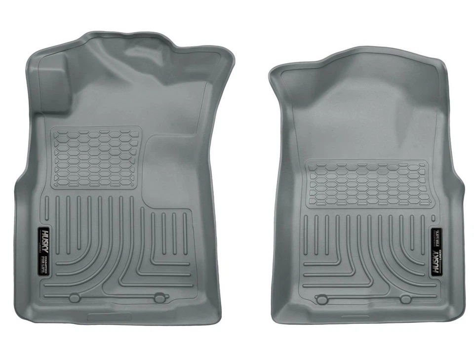 Husky Weatherbeater Mats Fit 05-15 Tacoma Access/Dbl/Regular Cab Front Grey 2pc Foto 1 de 4