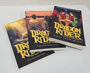 The Dragon Rider Who Saved The World: 3 Book Trilogy Paperback PB Ted Dekker - Foto 1 di 15
