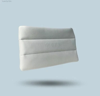 Rhode Skin Neoprene Make Up Zip Travel Bag / Pouch Cloud Plush Grey Clean Inside - Image 1 of 4