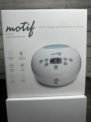 Motif Luna Double Electric Breast Pump - White - Brand New - Image 1 of 4