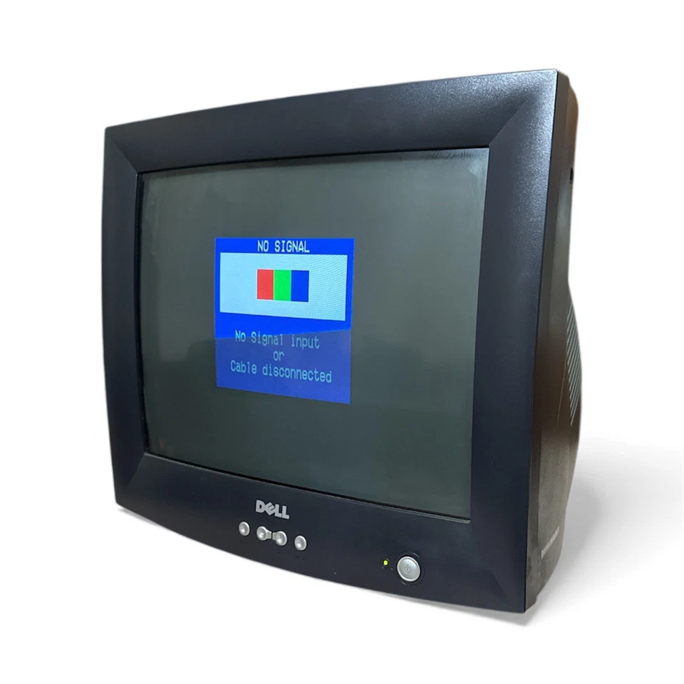 2003 Dell E773C 16" CRT VGA Computer Monitor 1280 x 1024 for Retro Gaming TESTED - Image 1 of 4