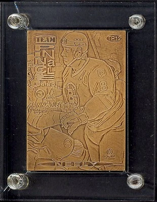 1994 TEAM PINNACL HIGHLAND MINT NHL BRONZE CARD CAM NEELY PAVEL BURE BRUINS HOF - Image 1 of 2