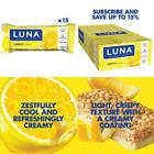 LUNA BAR - Gluten Free Bar - Lemon Zest 1.69 Ounce (15 Count), 