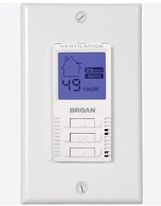 Broan VT7 Wandsteuerung für Broan ERV und HRV Geräte - Weiß - Bild 1 von 3