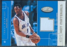 2002/03 Tracy McGrady (Magic) Hoops Hot Materials Relic Card