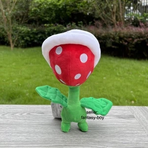 23cm Super Mario Bros Plush Trotin' Piranha Plant Cute Stuffed Toy Soft Doll - Picture 1 of 6