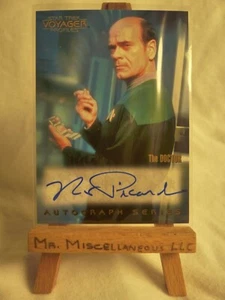 Carta autografa Star Trek Voyager Profiles A8 Robert Picardo Il Dottore - Foto 1 di 3