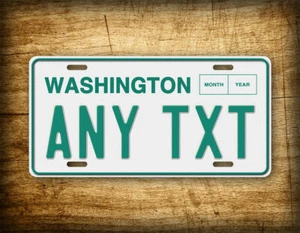 Custom 1983-1986 Washington License Plate ANY TEXT Personalized WA Tag - Picture 1 of 6