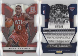 2013-14 Panini Spectra Image Variation Red Die-Cut /25 Jeff Teague #8