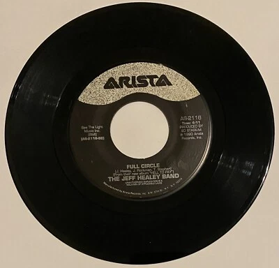 Jeff Healey Band “ How Long Can A Man Be Strong / Full Circle “ 45 Vinyl - Image 1 of 2
