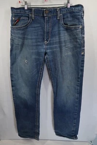 Ariat FR Jeans Men’s 38x34 M3 Loose Work Cat 2 2112 Jeans Distressed (READ) - Picture 1 of 15